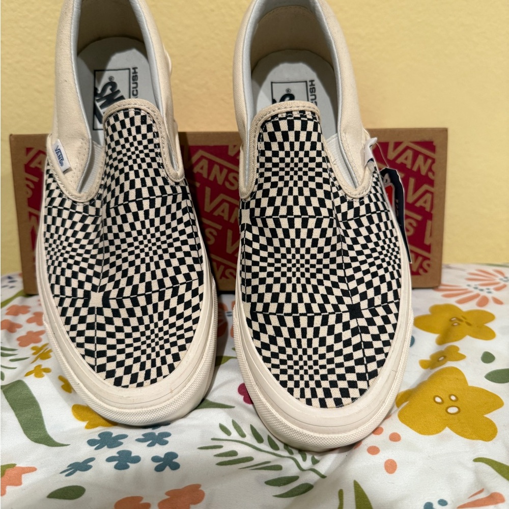 Vans Checkerboard Slip-On Sneakers